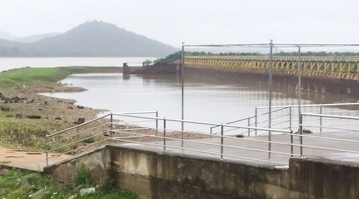 ಶಿಕಾರಿಪುರ ತಾಲ್ಲೂಕಿನ ಅಂಜನಾಪುರ ಜಲಾಶಯಕ್ಕೆ ತಲುಪಿರುವ ತುಂಗಾ ನದಿ ನೀರು