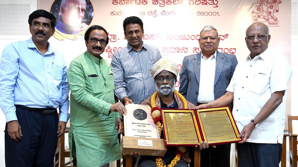 ಪಳನಿಯಪ್ಪನ್‌ಗೆ ಚಿತ್ರಕಲಾ ಪರಿಷತ್‌ ರಾಷ್ಟ್ರೀಯ ಪ್ರಶಸ್ತಿ ಪ್ರದಾನ