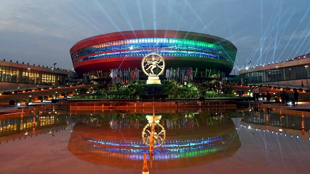 G20 Summit : ಕಣ್ಮನ ಸೆಳೆಯುವಂತೆ ಸಿಂಗಾರಗೊಂಡ ಭಾರತ ಮಂಟಪ, ಚಿತ್ರಗಳಲ್ಲಿ ನೋಡಿ