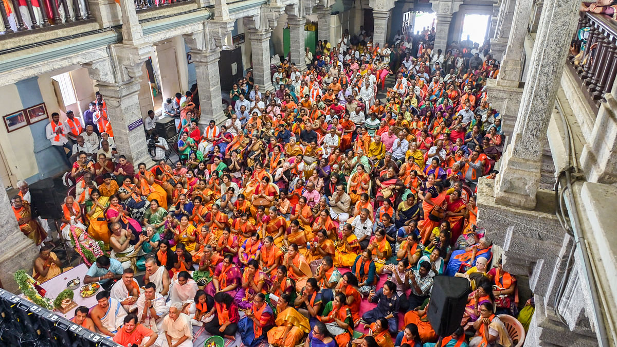 ಎಲ್ಲೆಲ್ಲೂ ಮೊಳಗಿದ ಜೈಶ್ರೀರಾಮ್‌ ಘೋಷಣೆ: ರಾಮೋತ್ಸವ ಸಂಭ್ರಮದಲ್ಲಿ ಮಿಂದ ಭಕ್ತರು