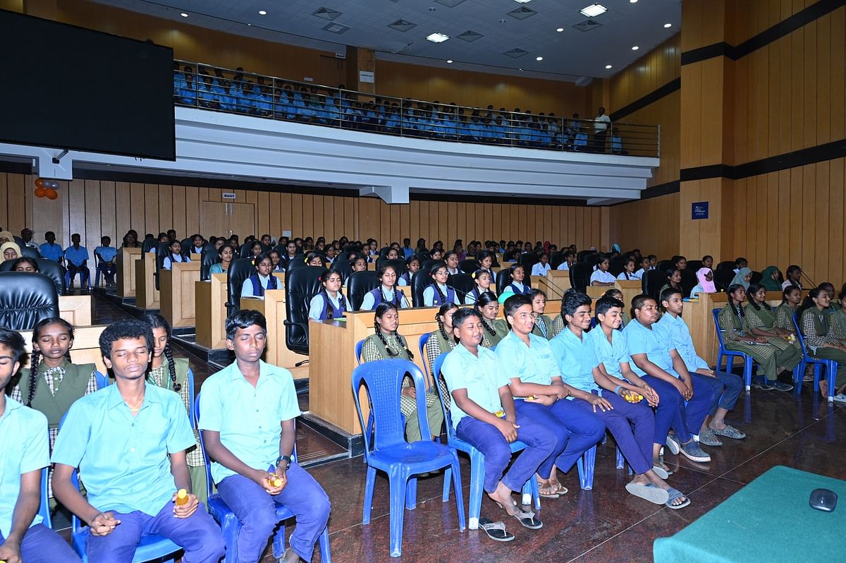 ‘ಪ್ರೇರಣಾ ಕಾರ್ಯಾಗಾರ’ದಲ್ಲಿ ಭಾಗವಹಿಸಿದ್ದ ವಿದ್ಯಾರ್ಥಿಗಳು