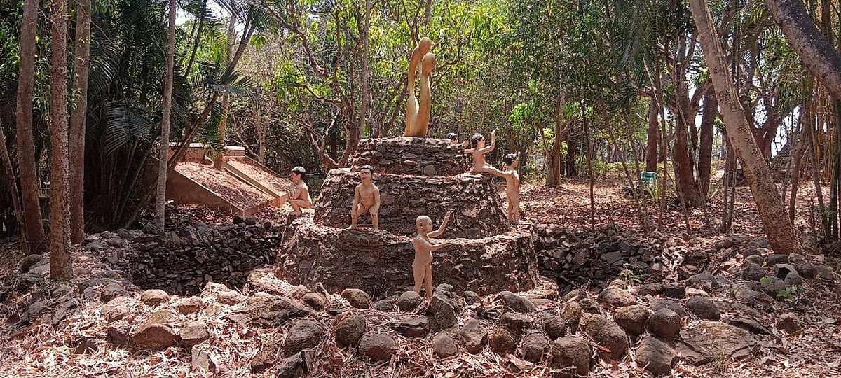 ಹಳಿಯಾಳದ ಮರಡಿಗುಡ್ಡ ಇಕೋ ಪಾರ್ಕ್‍ನಲ್ಲಿ ನಿರ್ಮಿಸಿದ ಕಾರಂಜಿ ತೊಟ್ಟಿ ನೀರಿಲ್ಲದೆ ಒಣಗುತ್ತಿದೆ