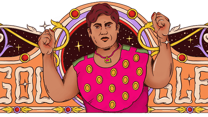 ಭಾರತದ ಮೊದಲ ವೃತ್ತಿಪರ ಮಹಿಳಾ ಕುಸ್ತಿಪಟು ಹಮೀದಾ ಬಾನುಗೆ ಗೂಗಲ್ ಡೂಡಲ್ ಗೌರವ