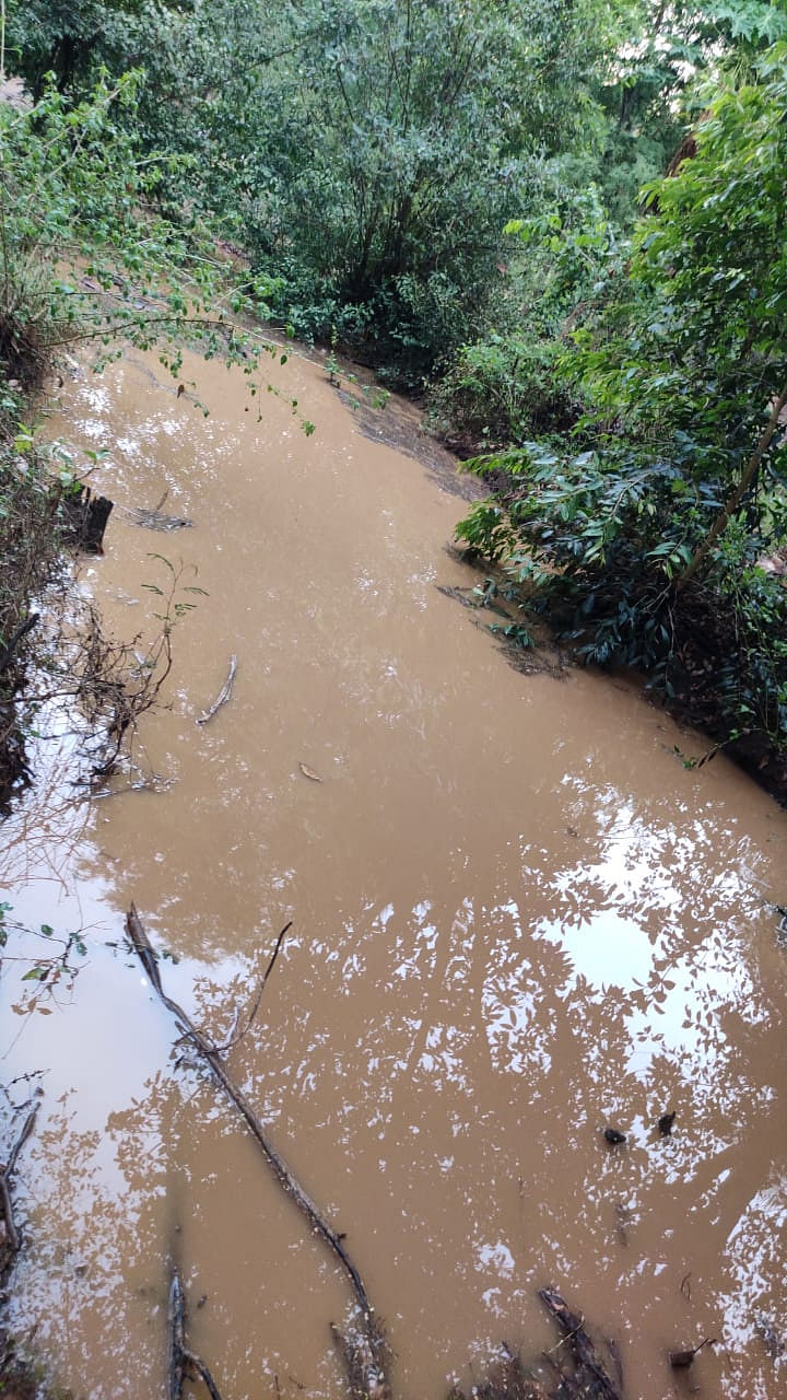 ದೊಡ್ಡಾಲಗಟ್ಟದ ಹಳ್ಳದಲ್ಲಿ ನೀರು ಹರಿಯುತ್ತಿರುವುದು