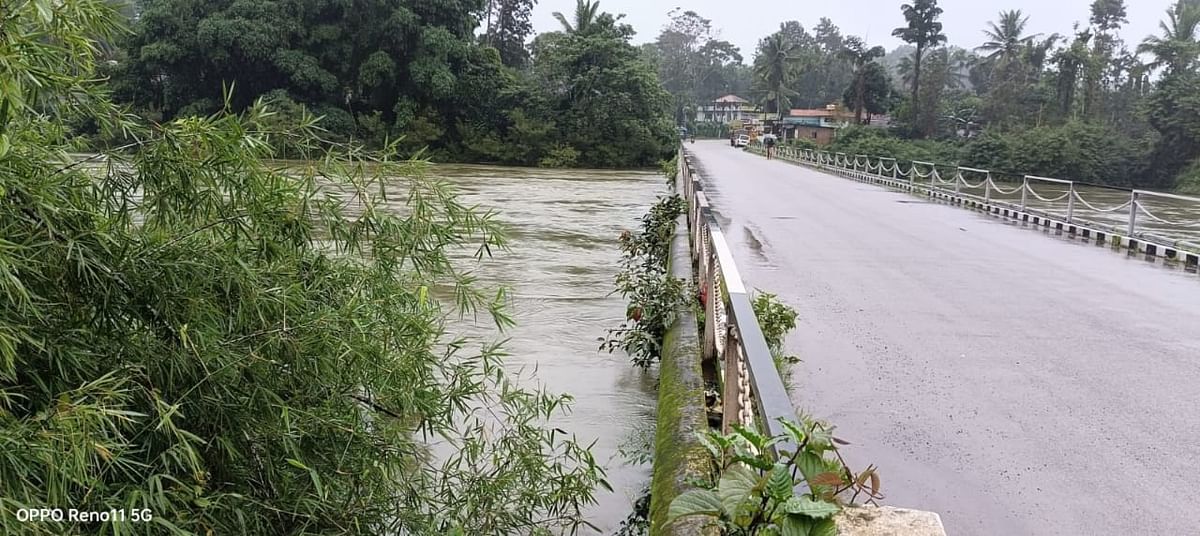 ಭೇತ್ರಿ ಸೇತುವೆ ಬಳಿ ನೀರಿನ ಮಟ್ಟ ಹೆಚ್ಚಳ