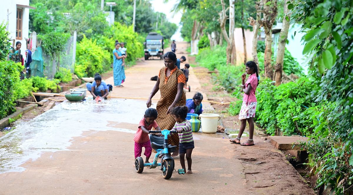 ಮೈಸೂರು ಜಿಲ್ಲೆಯ ಸೊಳ್ಳೇಪುರ ಹಾಡಿಯ ನೋಟ–ಪ್ರಜಾವಾಣಿ ಚಿತ್ರ: ಸತೀಶ್ ಆರಾಧ್ಯ