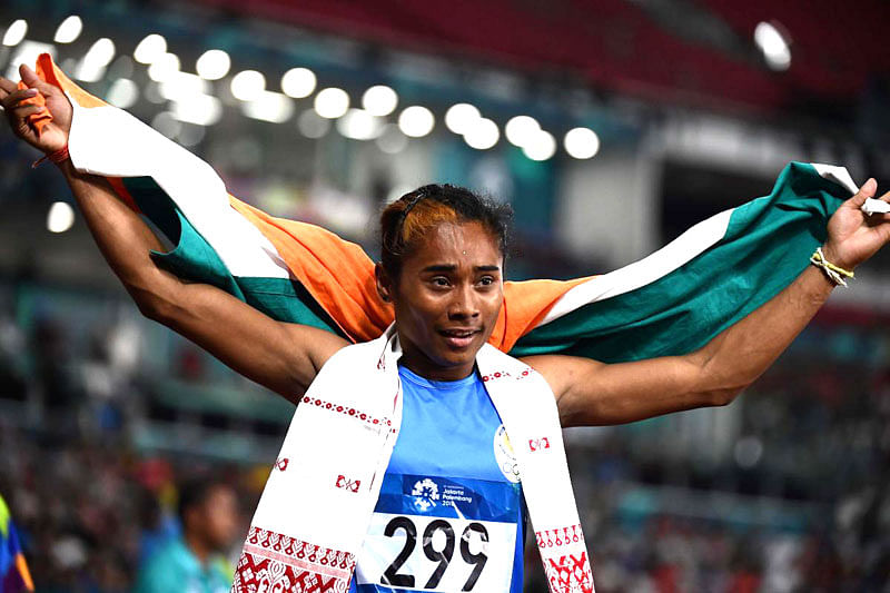 ತಿಂಗಳೊಳಗೆ ಐದನೇ ಚಿನ್ನ ಗೆದ್ದ ಹಿಮಾ ದಾಸ್‌: 400 ಮೀ. ಓಟದಲ್ಲೂ ಗೆಲುವು