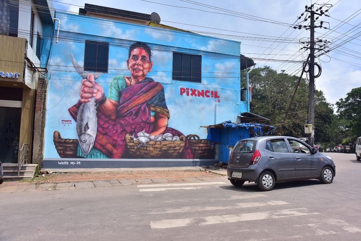 ಉಜ್ವಲ ಭವಿಷ್ಯಕ್ಕಾಗಿ ಗೋಡೆ ಚಿತ್ರ: ಮಂಗಳೂರಿನ ಯುವಕರ ಅದ್ಭುತ ಸಂದೇಶ