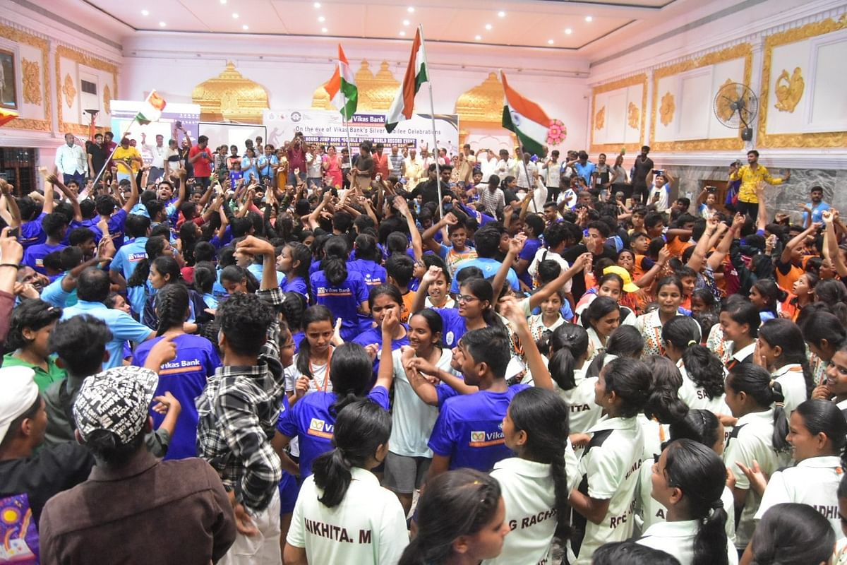 ಜಂಪ್‌ರೋಪ್‌; ವಿಜಯನಗರದಲ್ಲಿ ನೂತನ ಗಿನ್ನಿಸ್‌ ದಾಖಲೆ