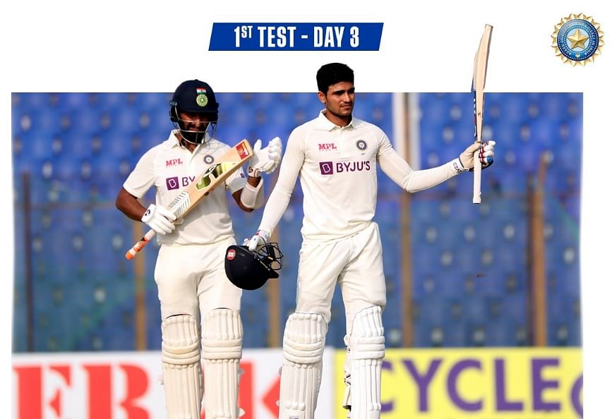 IND vs BAN 1ST Test: ಪೂಜಾರ– ಗಿಲ್‌ ಶತಕ, ಬಾಂಗ್ಲಾ ಗೆಲುವಿಗೆ 513 ರನ್ ಗುರಿ