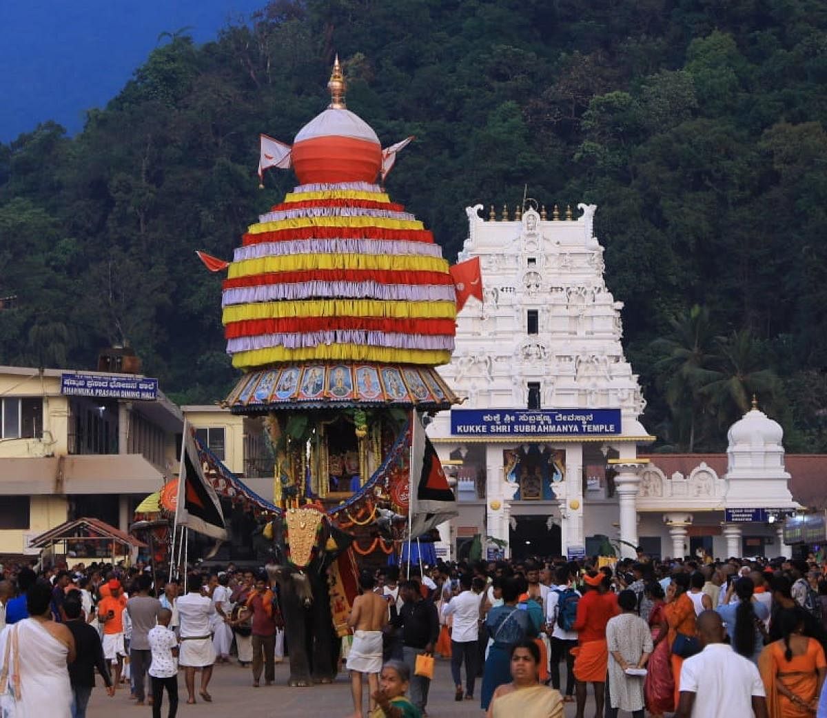 ಕುಕ್ಕೆ ಕ್ಷೇತ್ರದಲ್ಲಿ ಚಿಕ್ಕ ರಥೋತ್ಸವ