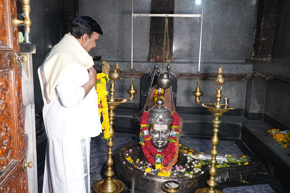 ಬಾಗಲಕೋಟೆ: ಸಂಗಮನಾಥನ ದರ್ಶನ ಪಡೆದ ಜನಾರ್ದನ ರೆಡ್ಡಿ