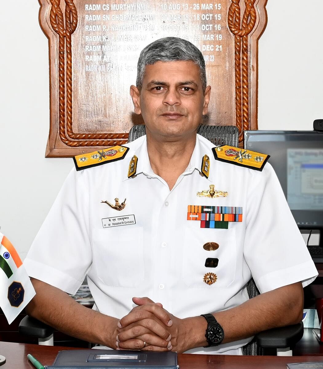 ನೌಕಾದಳದ ಕರ್ನಾಟಕ ಪ್ರದೇಶದ ಮುಖ್ಯಸ್ಥರಾಗಿ ಕೆ.ಎಂ.ರಾಮಕೃಷ್ಣನ್