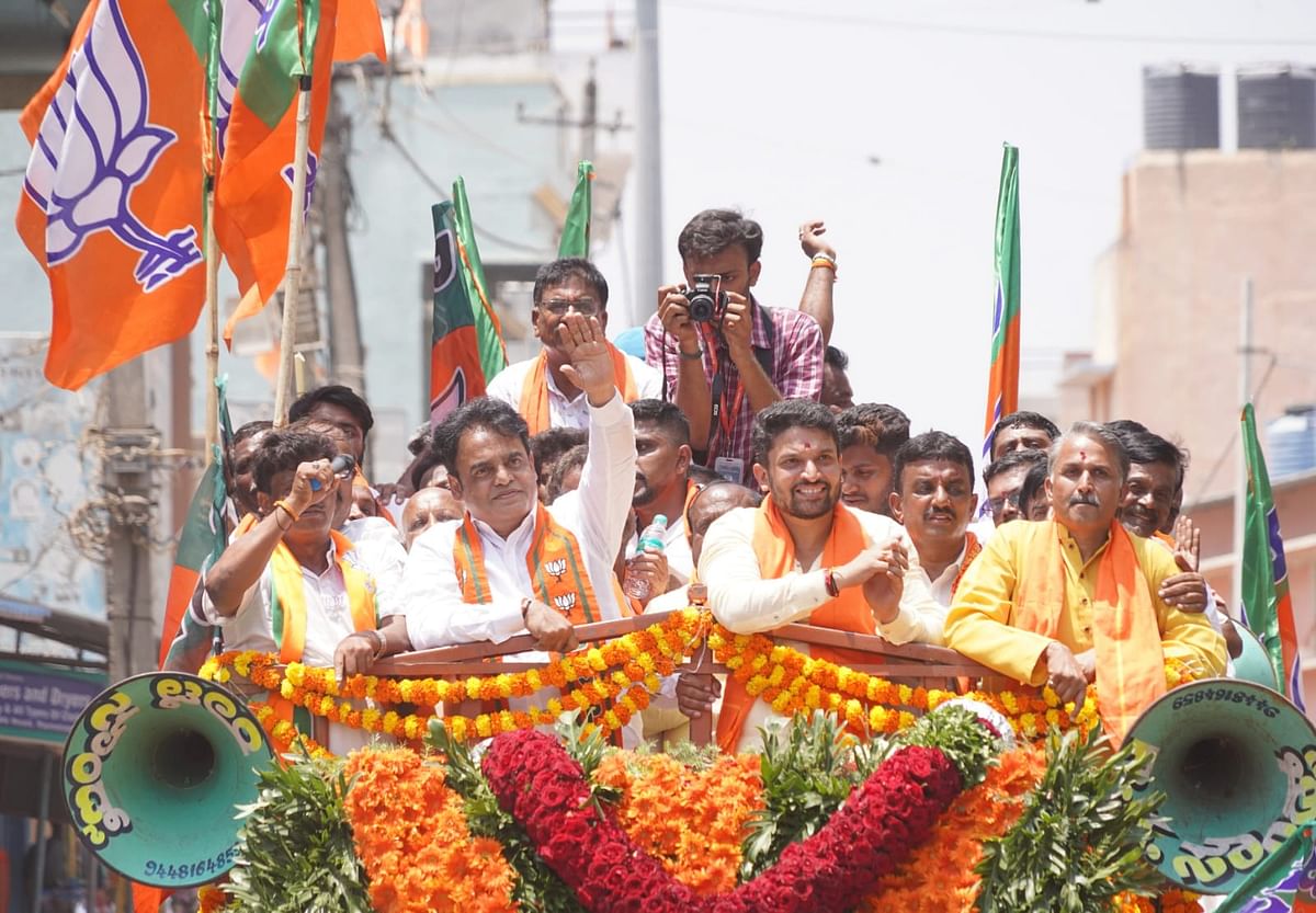 ರಾಮನಗರ: ಬಿಜೆಪಿ ಅಭ್ಯರ್ಥಿ ಗೌತಮ್ ಗೌಡ ನಾಮಪತ್ರ