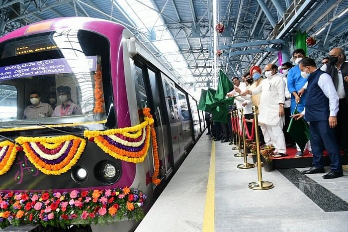 ಮೈಸೂರು ರಸ್ತೆ– ಕೆಂಗೇರಿ ಮೆಟ್ರೊ ರೈಲು ಸಂಚಾರಕ್ಕೆ ಹಸಿರು ನಿಶಾನೆ  