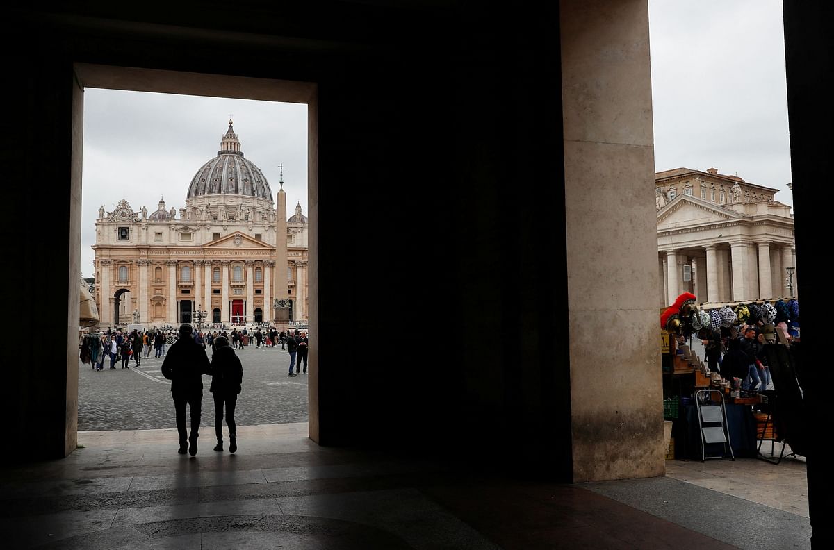 A general view of Saint Peter's Square, at the Vatican, March 31, 2023. REUTERS/Remo Casilli