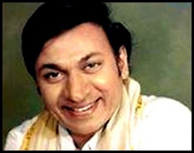 Kannada film star Dr Rajkumar.