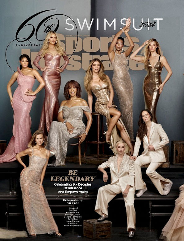 <div class="paragraphs"><p>A cover for Sports Illustrated's 60th annual swimsuit issue, featuring women who had appeared on past covers, which will be on newsstands May 17, is seen in this handout image obtained by Reuters May 14, 2024.    </p></div>