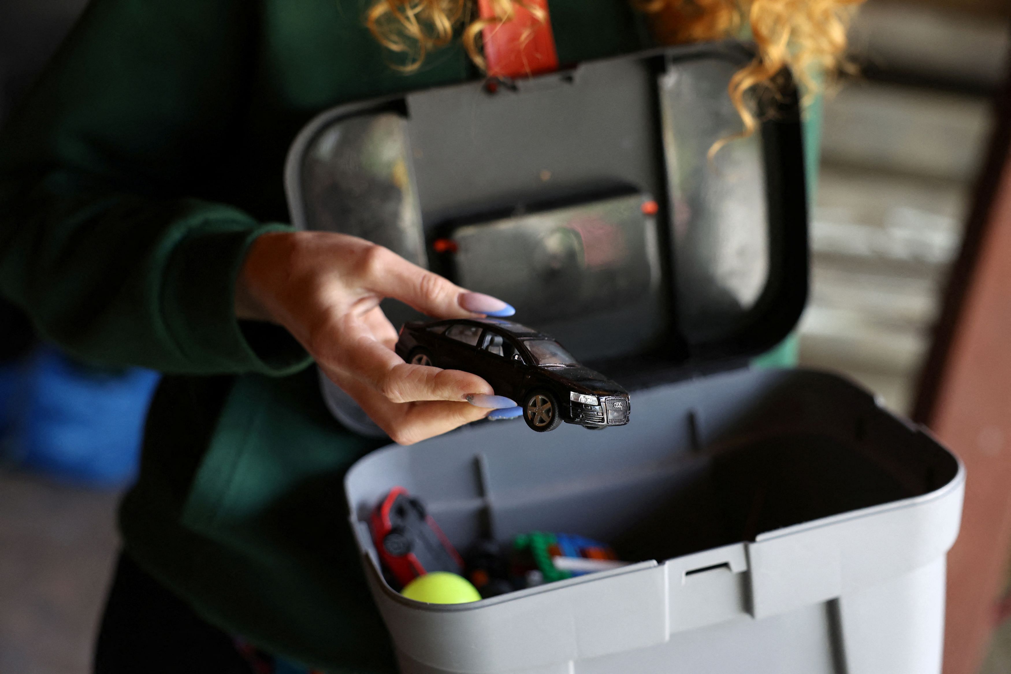 <div class="paragraphs"><p>Joanna Soroko, 38, holds a toy car that she rescued from the flood at her parents-in-law's house in Stronie Slaskie, Poland, September 27, 2024. Joanna Soroko, who lived in Stronie Slaskie with her husband and children, </p></div>