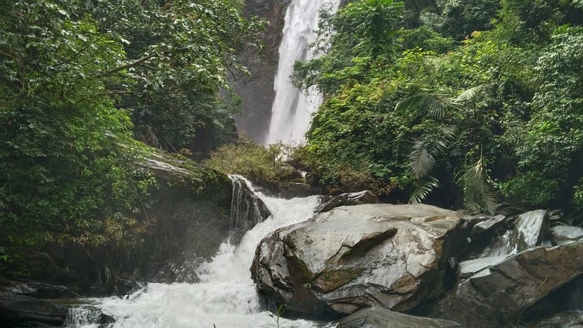 ಕೊಲ್ಲೂರು ಸಮೀಪದ ಅರಶಿನಗುಂಡಿ ಜಲಪಾತ