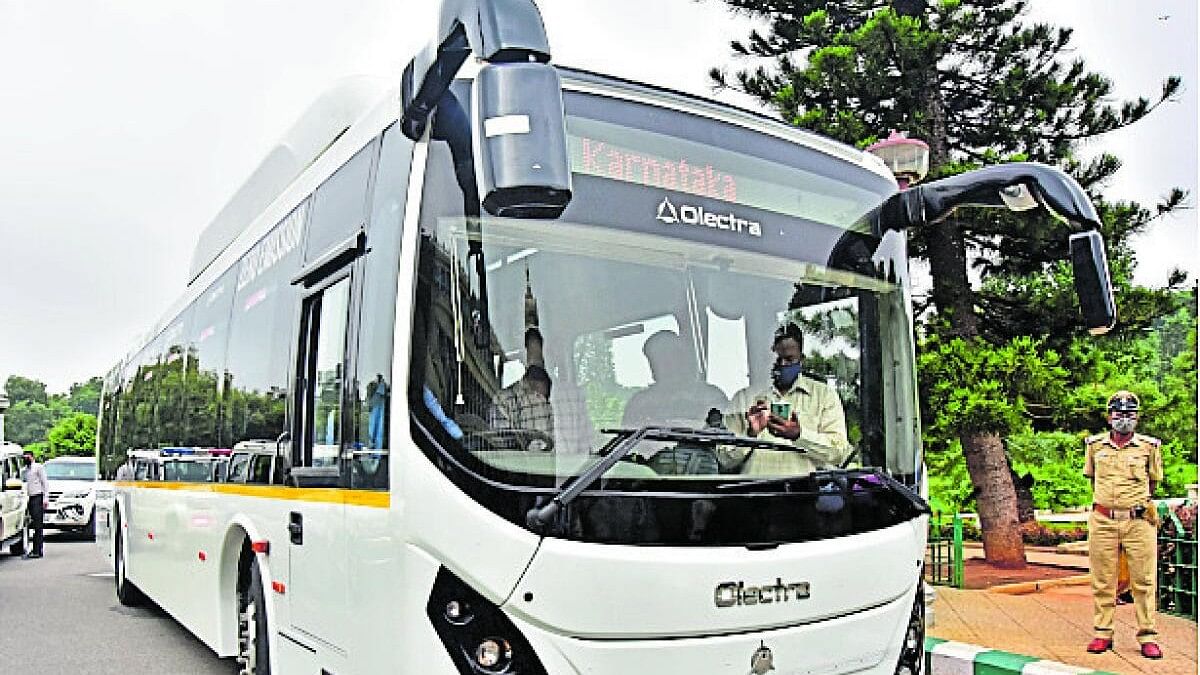 ಬೆಂಗಳೂರಿನಲ್ಲಿ ಆರಂಭಿಸಿರುವ ವಿದ್ಯುತ್‌ ಚಾಲಿತ ಬಸ್‌