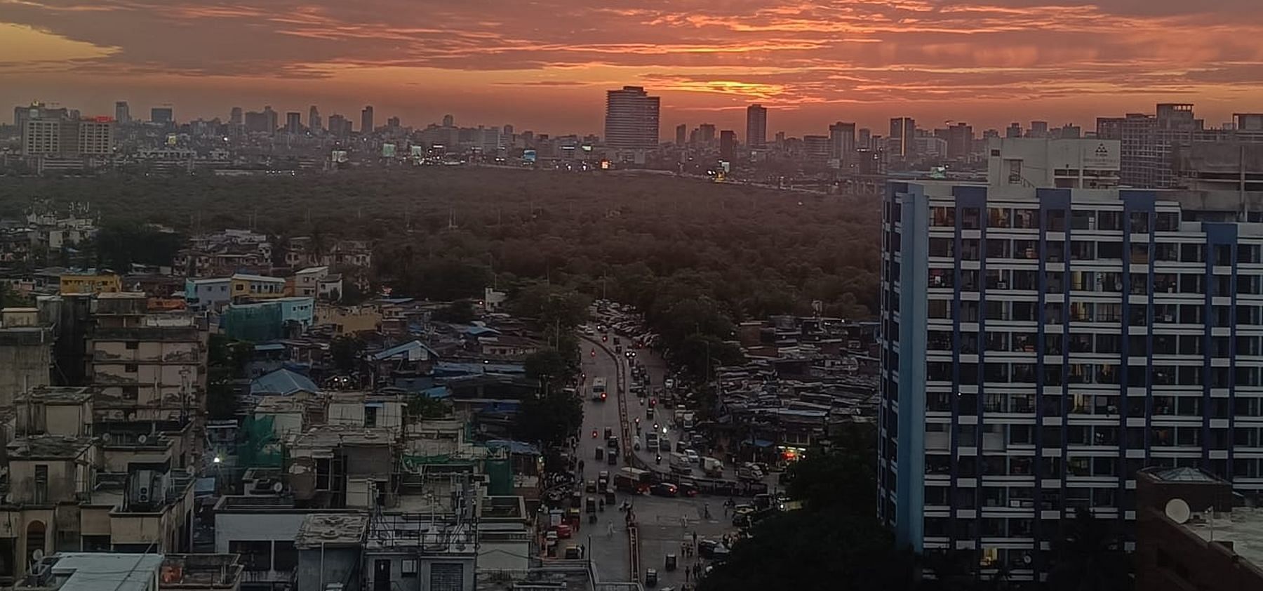 ಧಾರಾವಿ ಪ್ರದೇಶದ ಒಂದು ನೋಟ