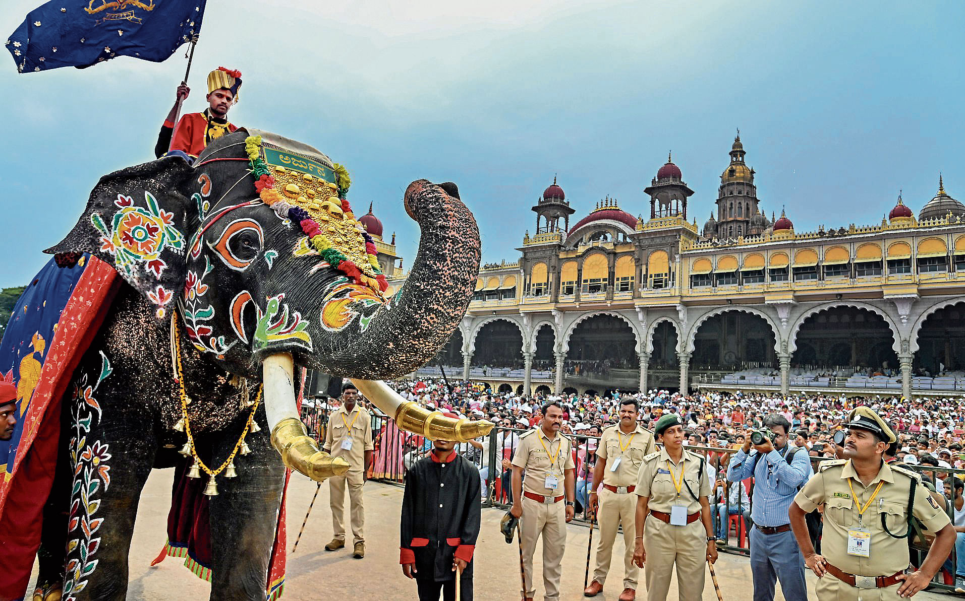 ಈ ವರ್ಷದ ಮೈಸೂರು ದಸರಾ ಜಂಬೂಸವಾರಿ ಮೆರವಣಿಗೆಯಲ್ಲಿ ಭಾಗವಹಿಸಿದ್ದ ‘ಅರ್ಜುನ’ ಆನೆ 