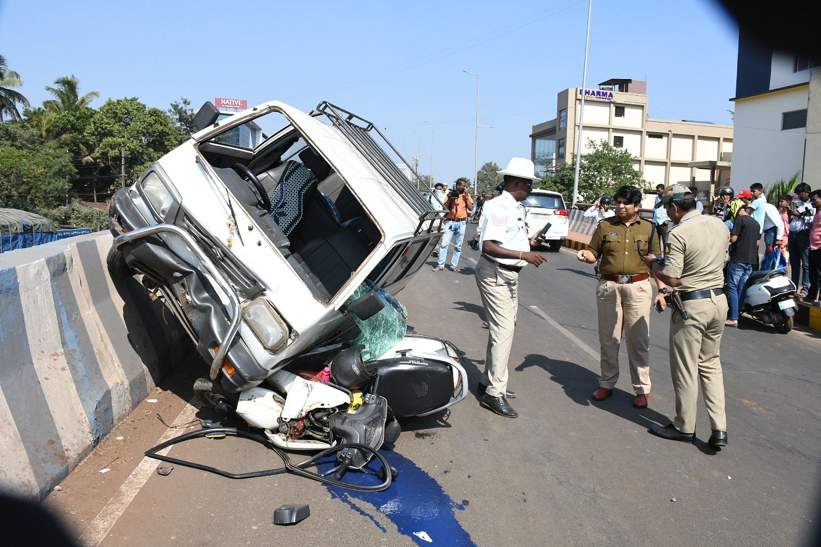 ಬೆಳಗಾವಿ– ಖಾನಾಪುರ ಮಾರ್ಗದ ರಾಜ್ಯ ಹೆದ್ದಾರಿ ಮೇಲೆ ಅಪಘಾತ (ಸಂಗ್ರಹ ಚಿತ್ರ)