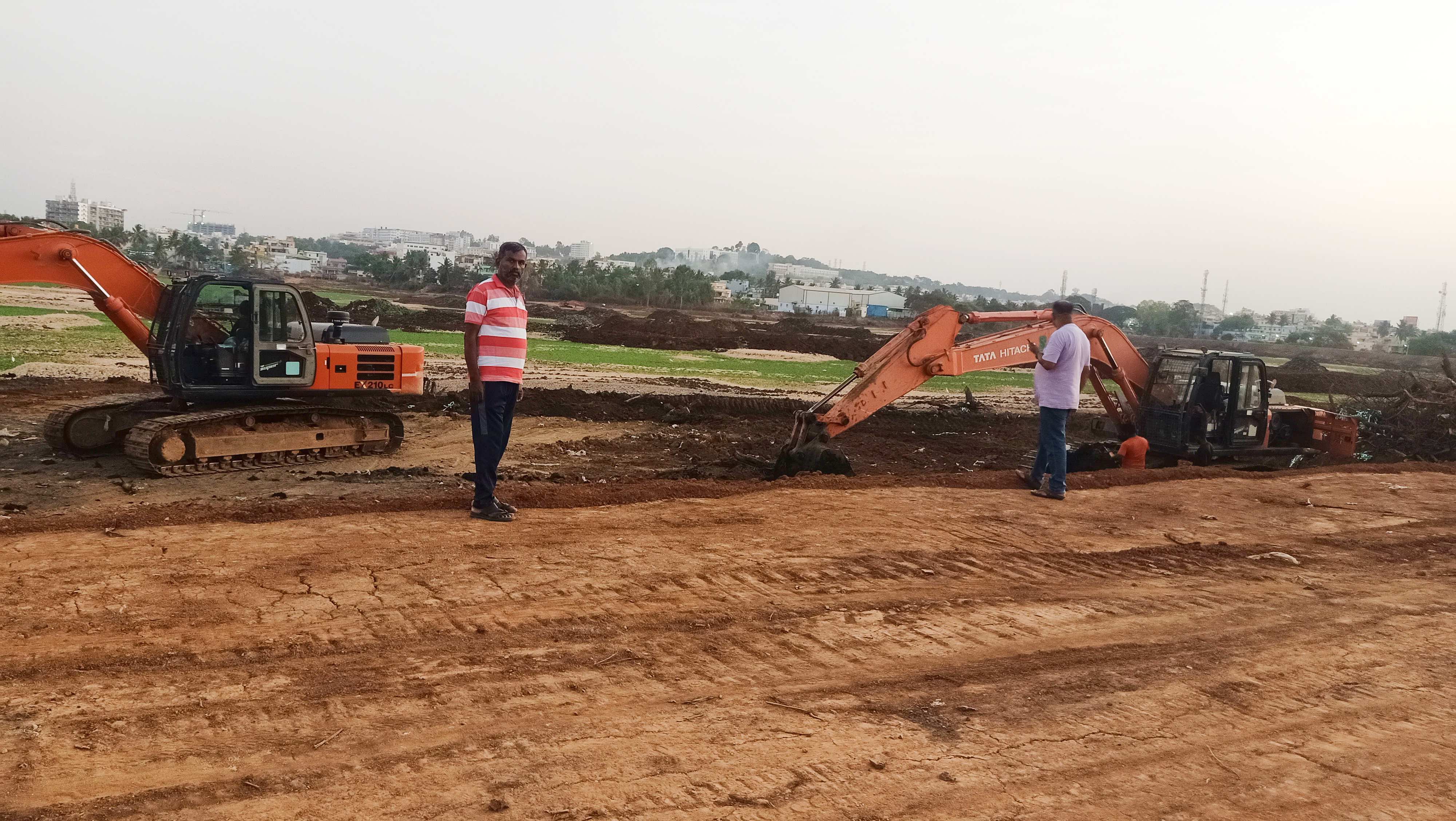 ಚಿಕ್ಕಬಾಣಾವರ ಕೆರೆ ಅಭಿವೃದ್ಧಿ ಕಾರ್ಯ ನಡೆಯುತ್ತಿದೆ