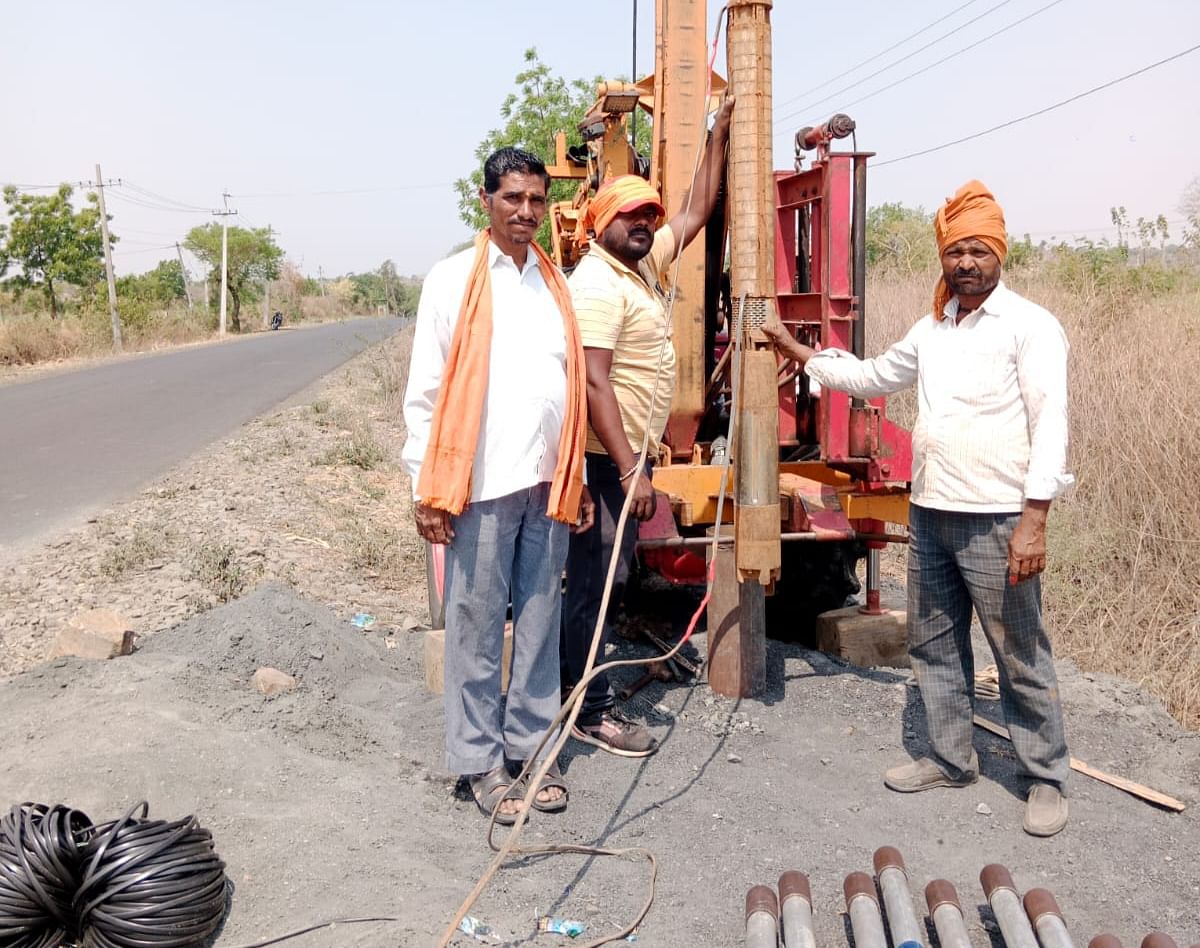 ಔರಾದ್ ತಾಲ್ಲೂಕಿನ ಮಸ್ಕಲ್ ತಾಂಡಾದಲ್ಲಿ ಹೊಸದಾಗಿ ಕೊಳವೆ ಬಾವಿ ತೋಡಿ ಮೋಟಾರ್ ಅಳವಡಿಸಲಾಯಿತು