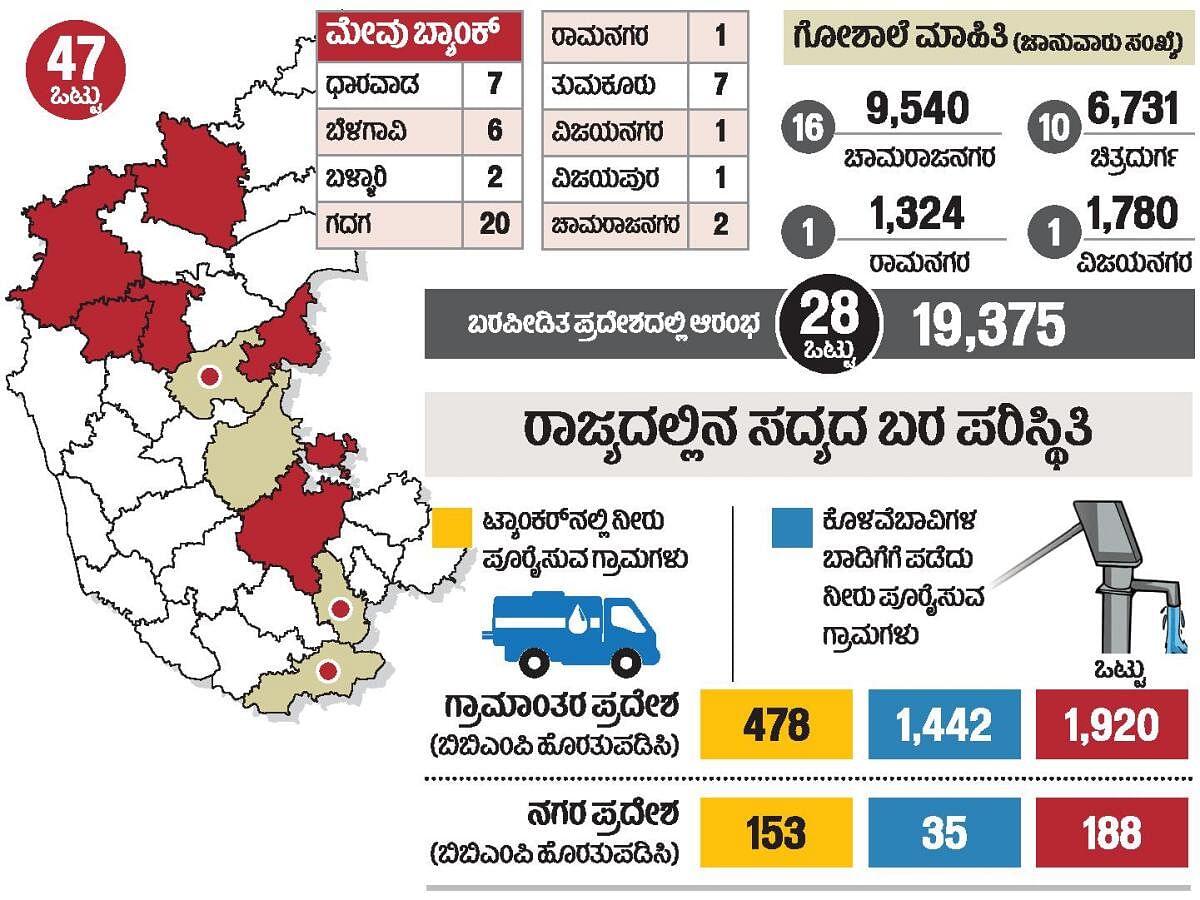 Karnataka Drought | ಅರ್ಧನಾಡಿನಲ್ಲಿ ಜಲದಾಹ