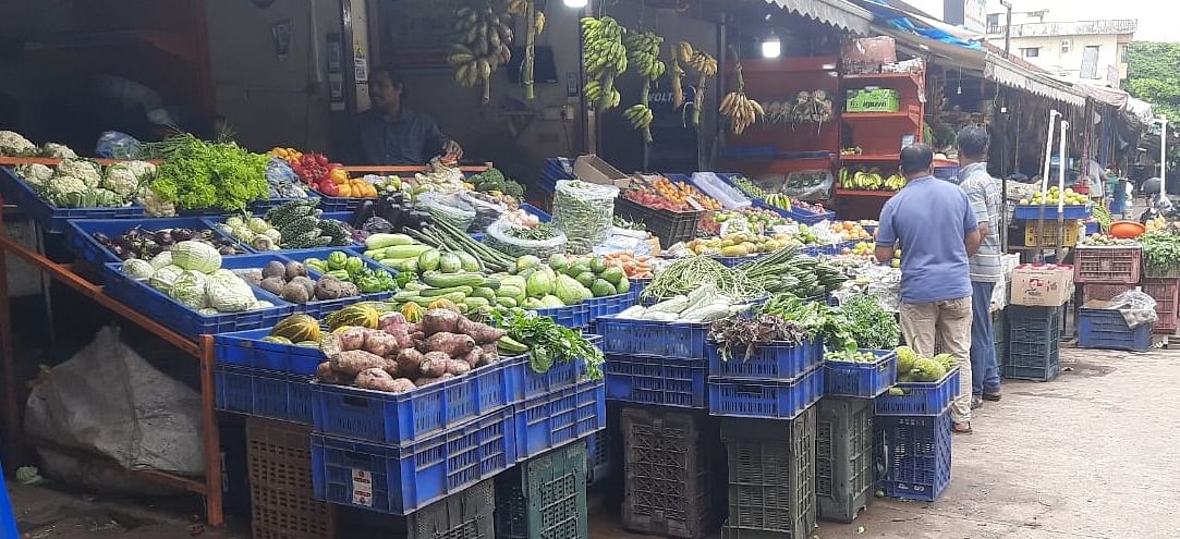 ಕದ್ರಿ ಮಾರುಕಟ್ಟೆಯ ತರಕಾರಿ ಮಳಿಗೆ