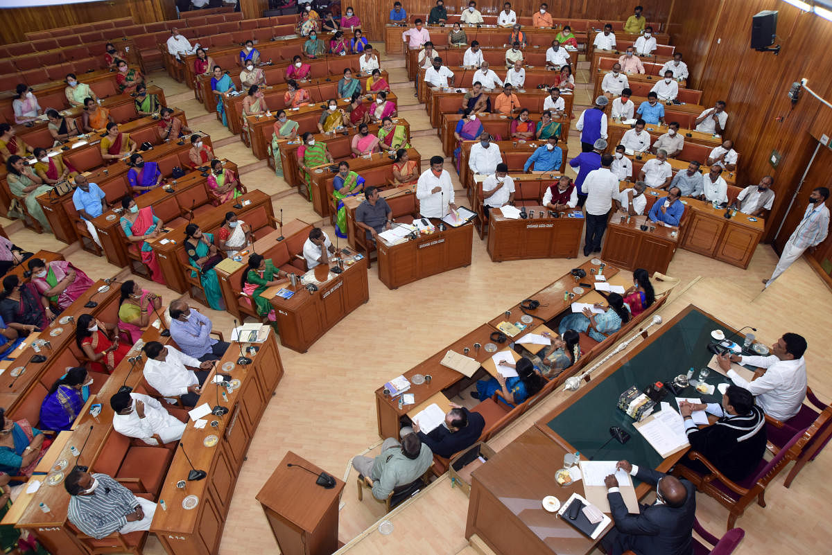 ಬಿಬಿಎಂಪಿ ಕೌನ್ಸಿಲ್‌ ಸಭೆಯ ಸಂಗ್ರಹ ಚಿತ್ರ