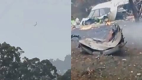 <div class="paragraphs"><p>Brazilian plane crash video: ಗಿರಕಿ ಹೊಡೆಯುತ್ತಾ ನೆಲಕ್ಕೆ ಅಪ್ಪಳಿಸಿದ ವಿಮಾನ!</p></div>