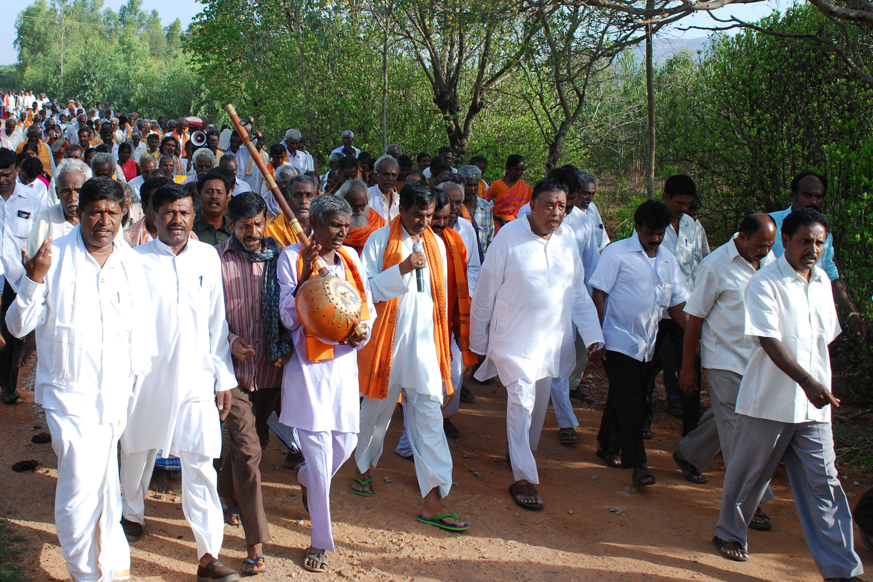 ಚಿಂತಾಮಣಿ ತಾಲ್ಲೂಕಿನ ಕೈವಾರ ಯೋಗಿನಾರೇಯಣ ಮಠದ ಸಂಕೀರ್ತನಾ ತಂಡ