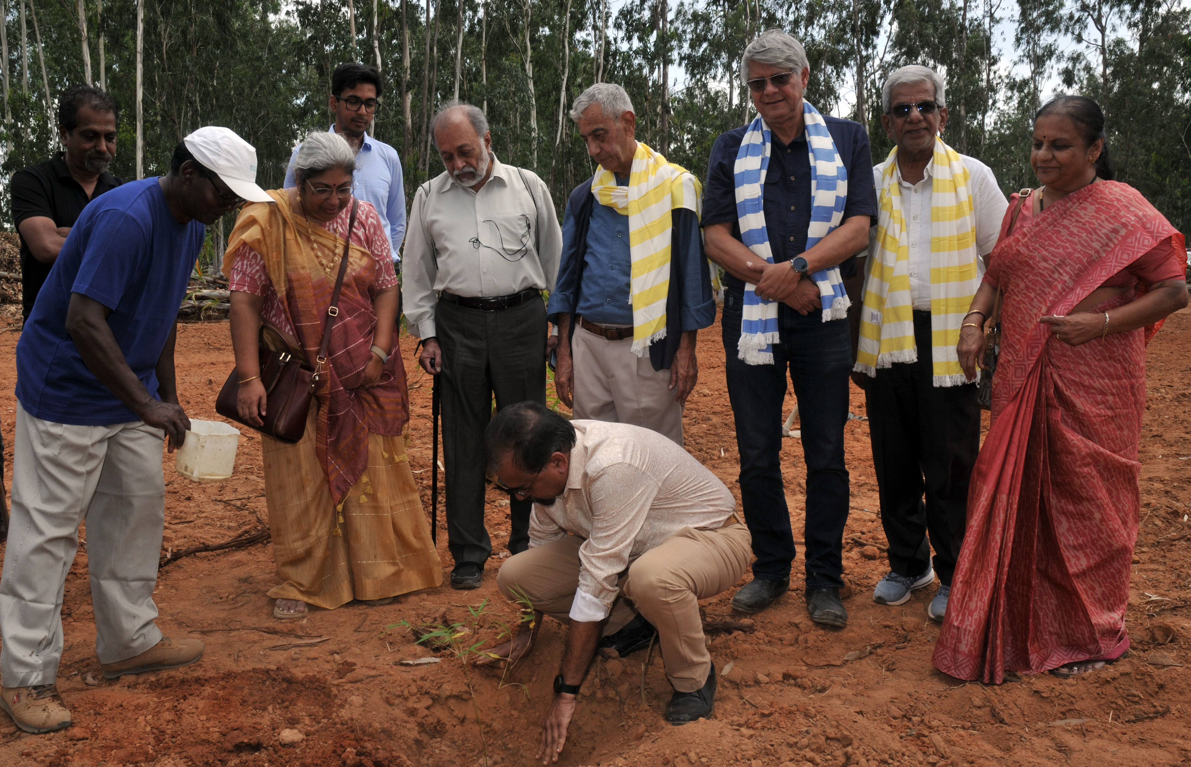 <div class="paragraphs"><p>‘ಬಿದಿರು ಹಬ್ಬ’ದ ಭಾಗವಾಗಿ ಸಿಜಿಬಿಎಂಟಿ ಆವರಣದಲ್ಲಿ ಕೇರಳ ಅರಣ್ಯ ಸಂಶೋಧನಾ ಸಂಸ್ಥೆಯ ಮಾಜಿ ನಿರ್ದೇಶಕ ಶ್ಯಾಂ ವಿಶ್ವನಾಥ್‌ ಬಿದಿರು ನೆಟ್ಟರು. ಸಿಜಿಬಿಎಂಟಿ ಸಿಇಒ ಪ್ರೊ.ನೀಲಂ ಮಂಜುನಾಥ್ ಮತ್ತು ಇತರರು ಪಾಲ್ಗೊಂಡಿದ್ದರು</p></div>