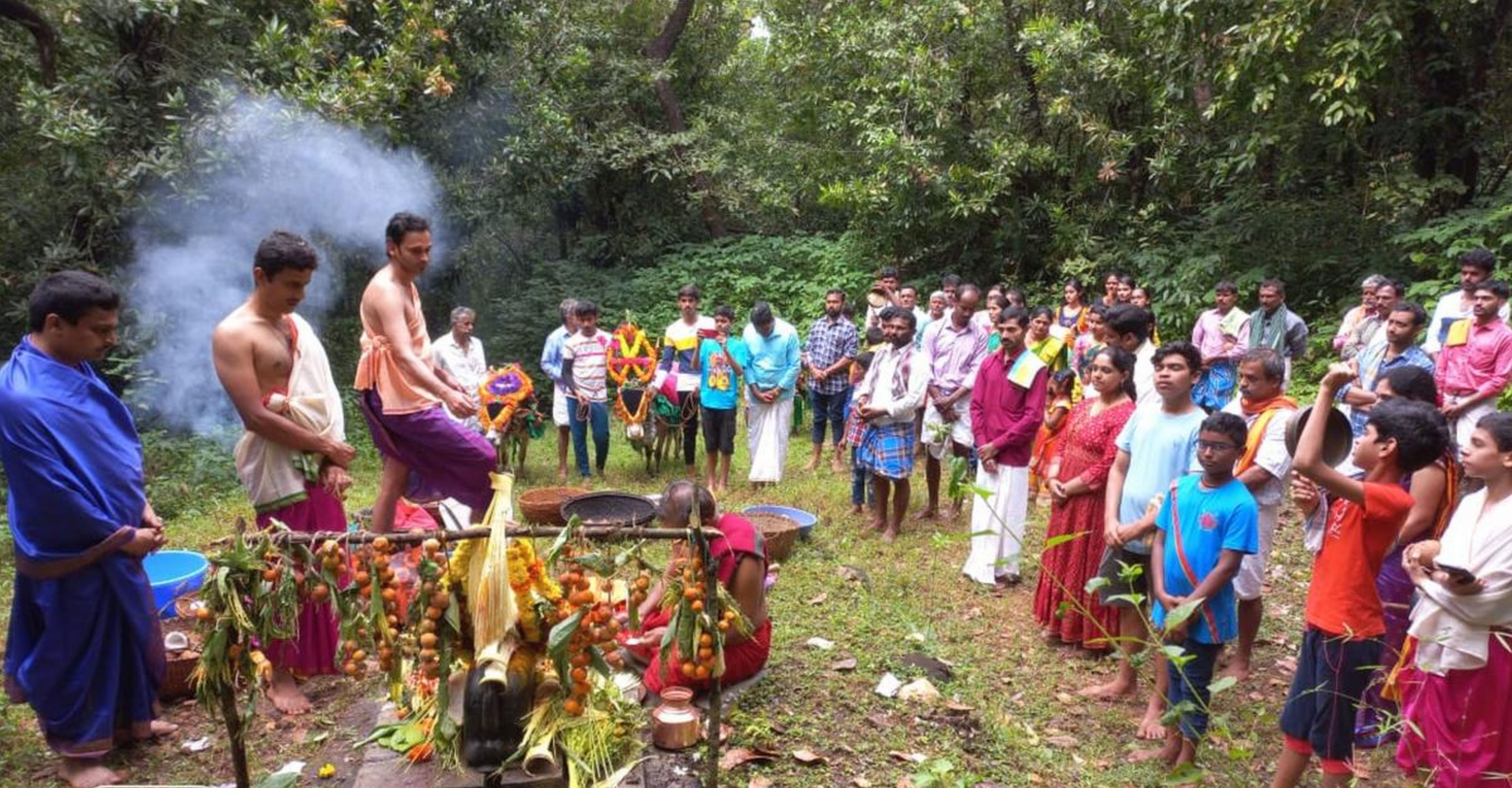 ಗ್ರಾಮಸ್ಥರಿಂದ ಹುಲಿದೇವರಿಗೆ ಪೂಜೆ ಸಲ್ಲಿಕೆ