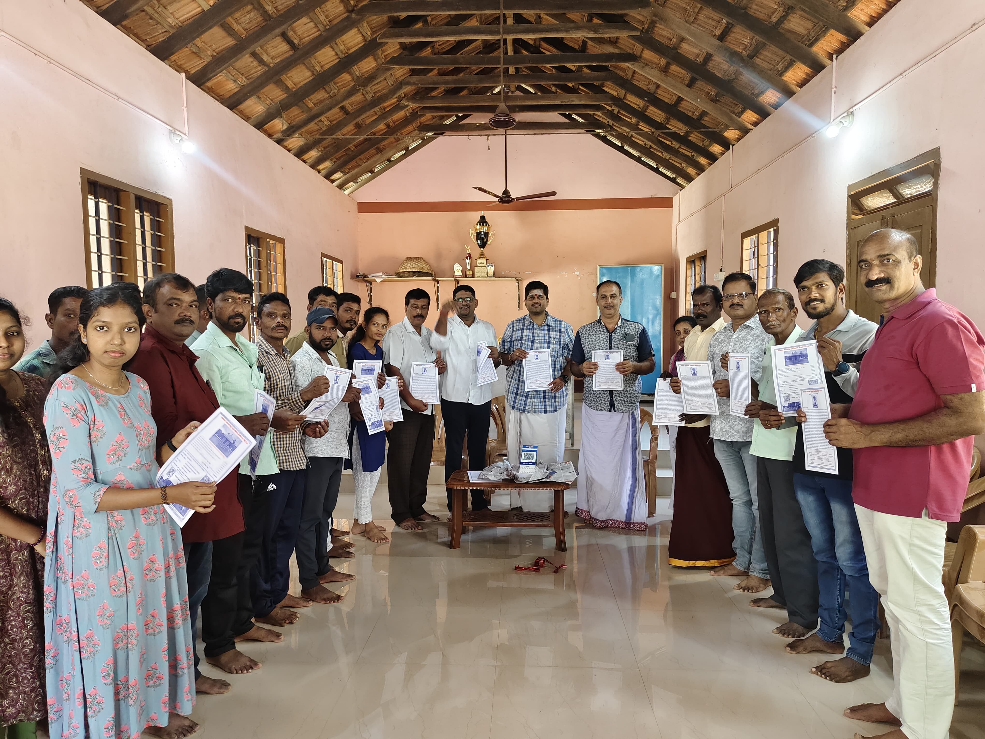 ಹೆಬ್ರಿಯ ಬಡಾಗುಡ್ಡೆ ಕೊರತಿ ಕೊರಗಜ್ಜ ದೈವ ಜೀರ್ಣೋದ್ಧಾರ ಸಮಿತಿಯ ಅಧ್ಯಕ್ಷ ಲಕ್ಷ್ಮೀನಾರಾಯಣ್ ನಾಯಕ್ ಜೀರ್ಣೋದ್ಧಾರದ ವಿಜ್ಞಾಪನ ಪತ್ರ ಬಿಡುಗಡೆ ಮಾಡಿದರು