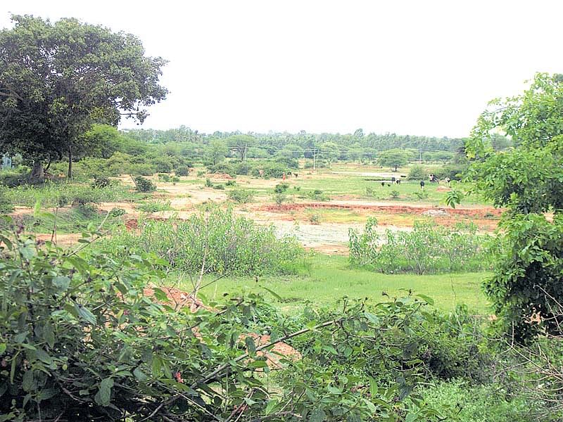 ಟ್ಯಾಂಕ್ ಪರೀಕ್ಷೆಗೆ ಕೋರಿರುವ ಐವರಕಂಡಪುರ ಕೆರೆ ಪ್ರದೇಶ