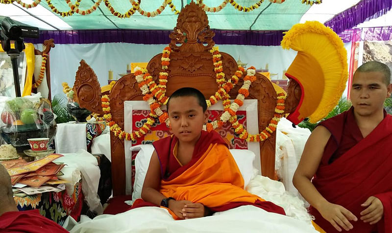 ಬೌದ್ಧ ಮಂದಿರ ಸೇರ್ಪಡೆಯಾದ 12 ವರ್ಷದ ಬಿಕ್ಕು ತೆಂಜಿನ್ ನಾಗವಾಂಗ್ ಜಿಗ್ಮೆ ವಾಂಗಚುಕ್