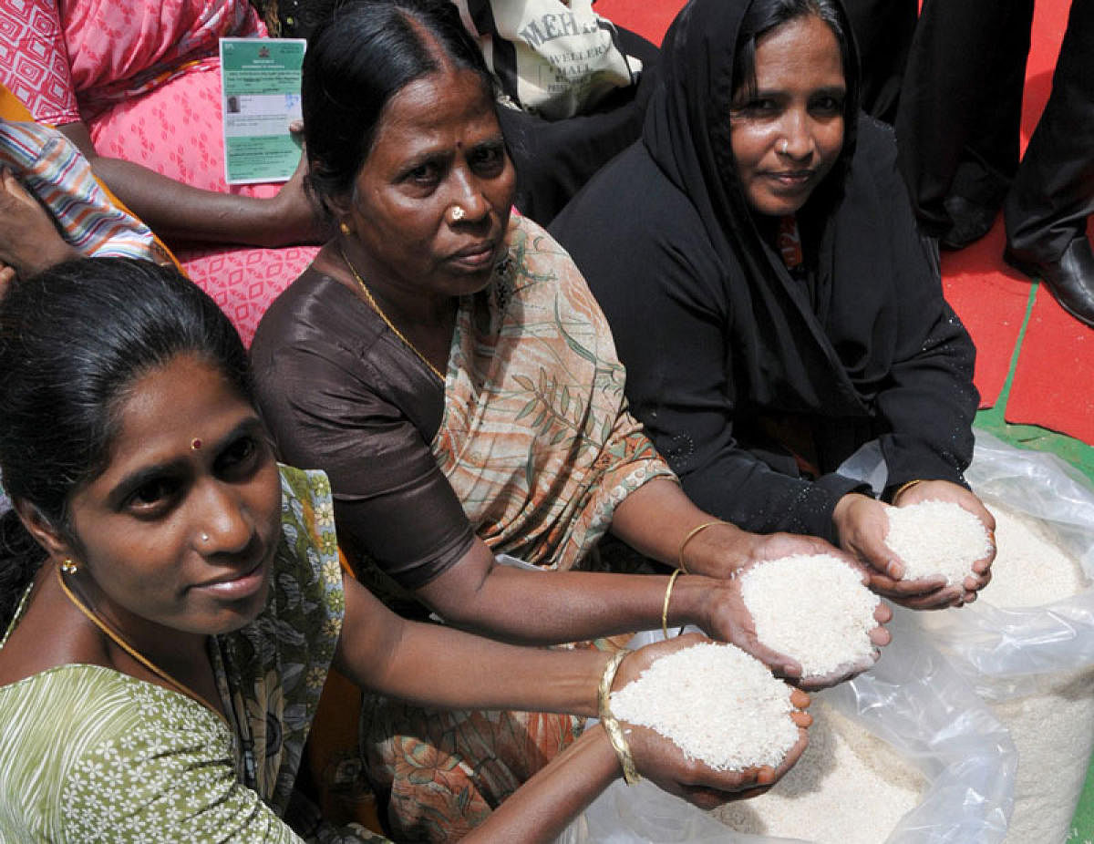 ಅನ್ನಭಾಗ್ಯ ಯೋಜನೆ – ಸಾಂದರ್ಭಿಕ ಚಿತ್ರ