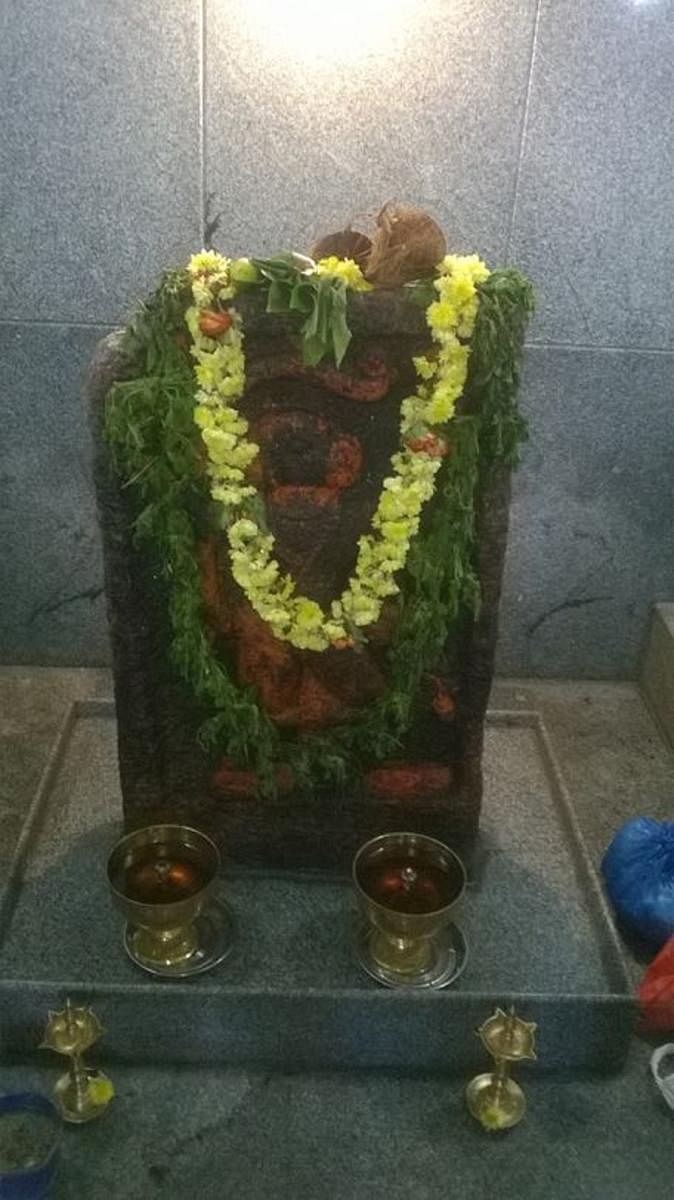 ಆಂಜನೇಯಸ್ವಾಮಿಯ ಮೂಲ ವಿಗ್ರಹ