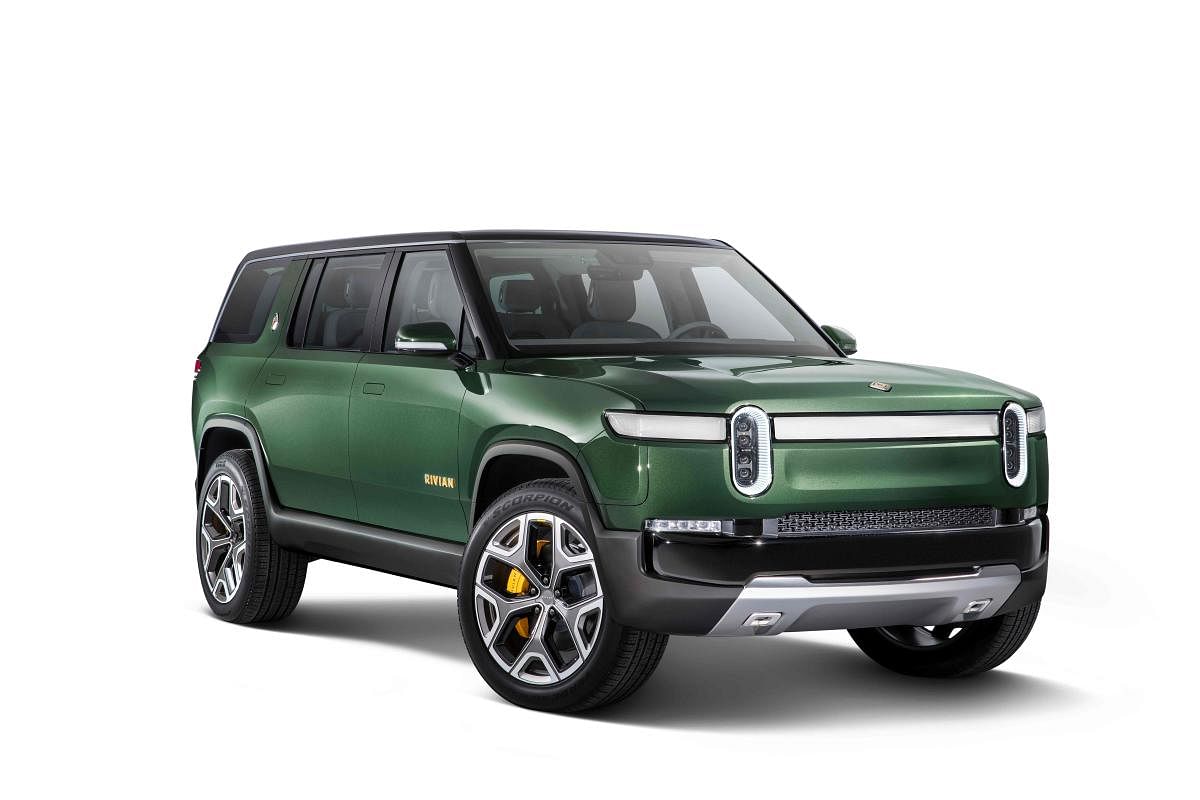 The electric Rivian R1S SUV 