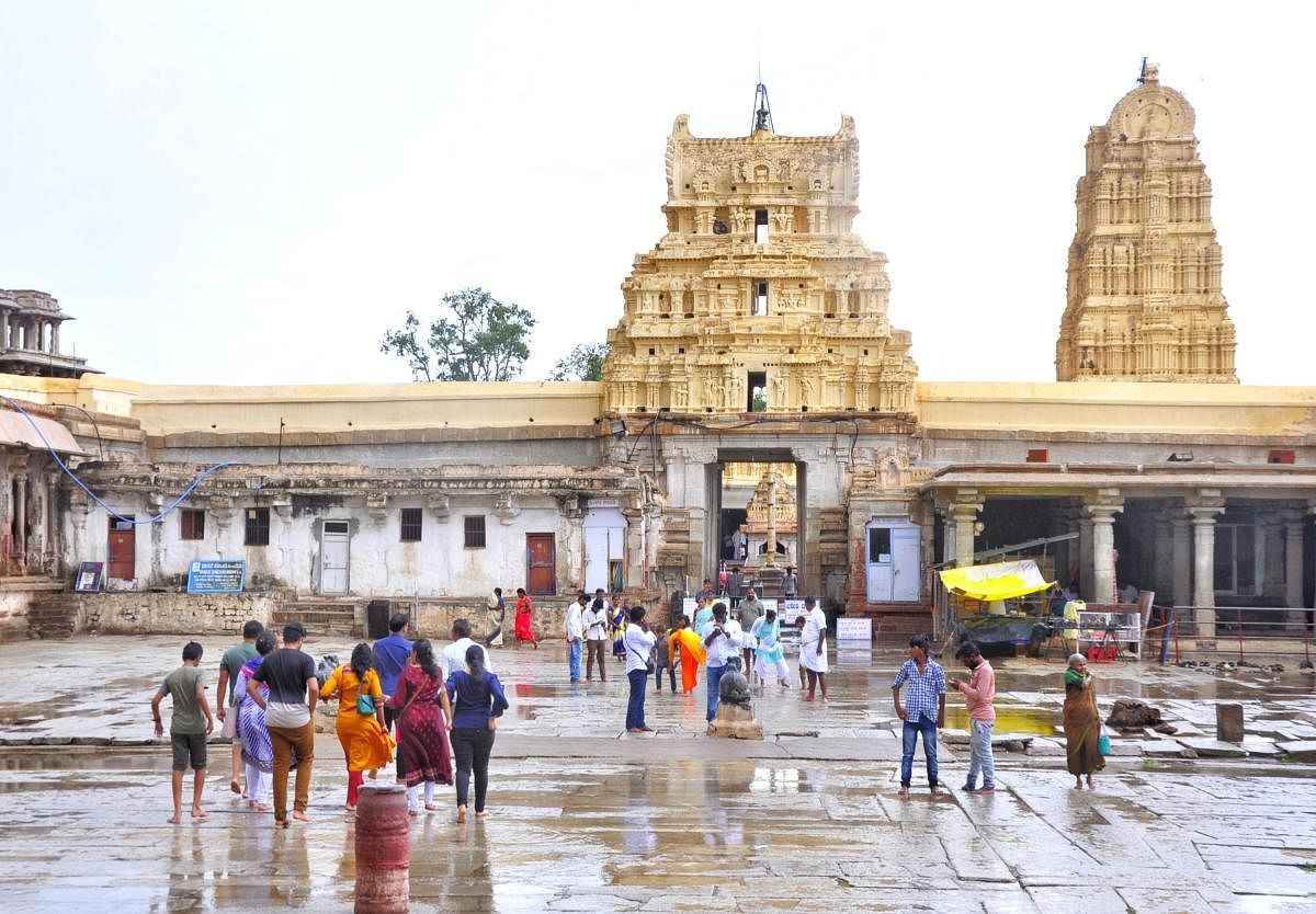 ವೈ ಫೈ ಸೌಲಭ್ಯವಿರುವ ಹಂಪಿ ವಿರೂಪಾಕ್ಷ ದೇಗುಲದ ಸಾಂದರ್ಭಿಕ ಚಿತ್ರ