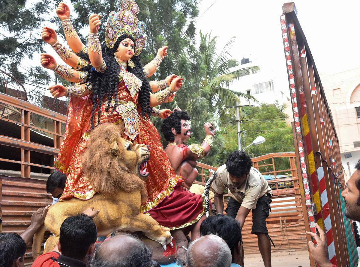 ದುರ್ಗಾಮಾತೆಯ ಪ್ರತಿಮೆ –ಸಂಗ್ರಹ ಚಿತ್ರ