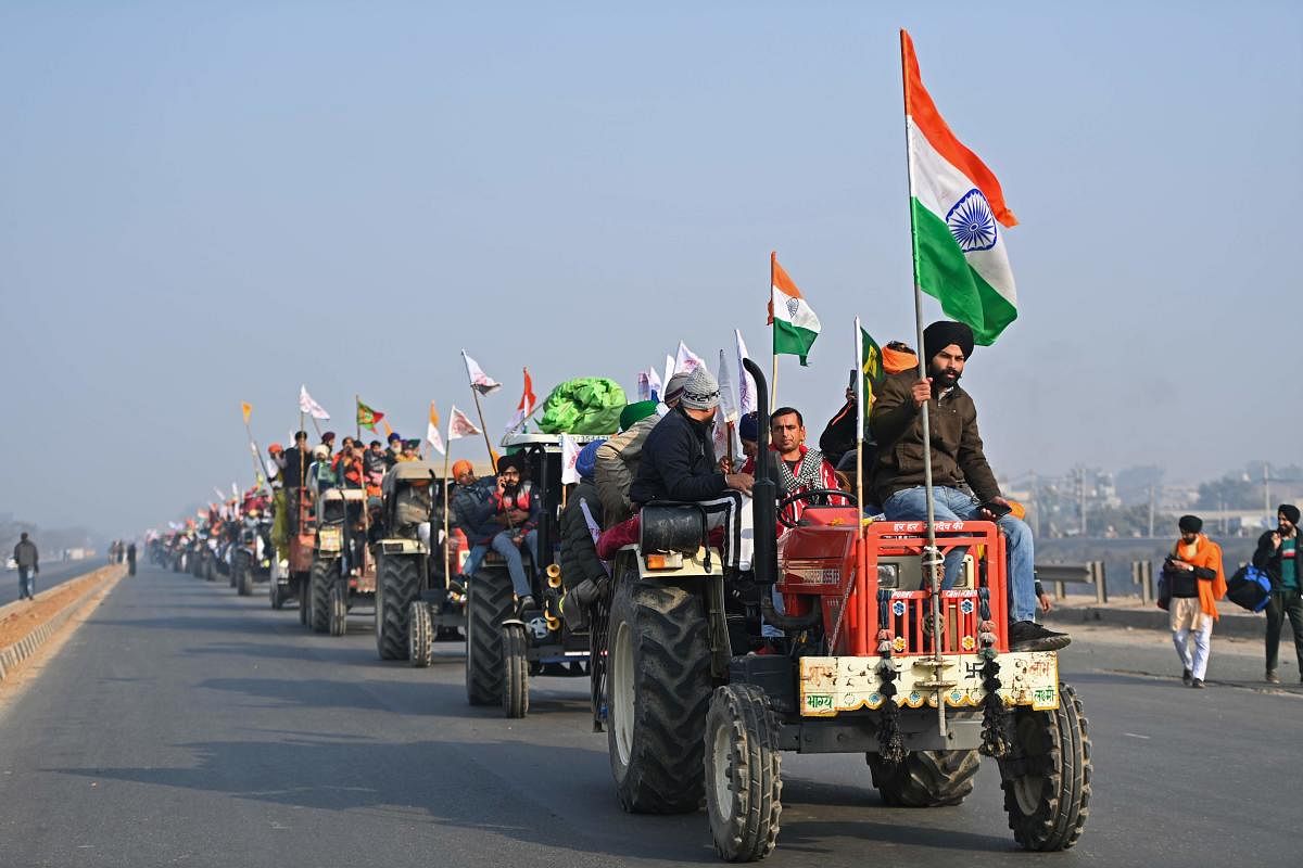 ಟ್ರ್ಯಾಕ್ಟರ್‌ ರ್‍ಯಾಲಿ