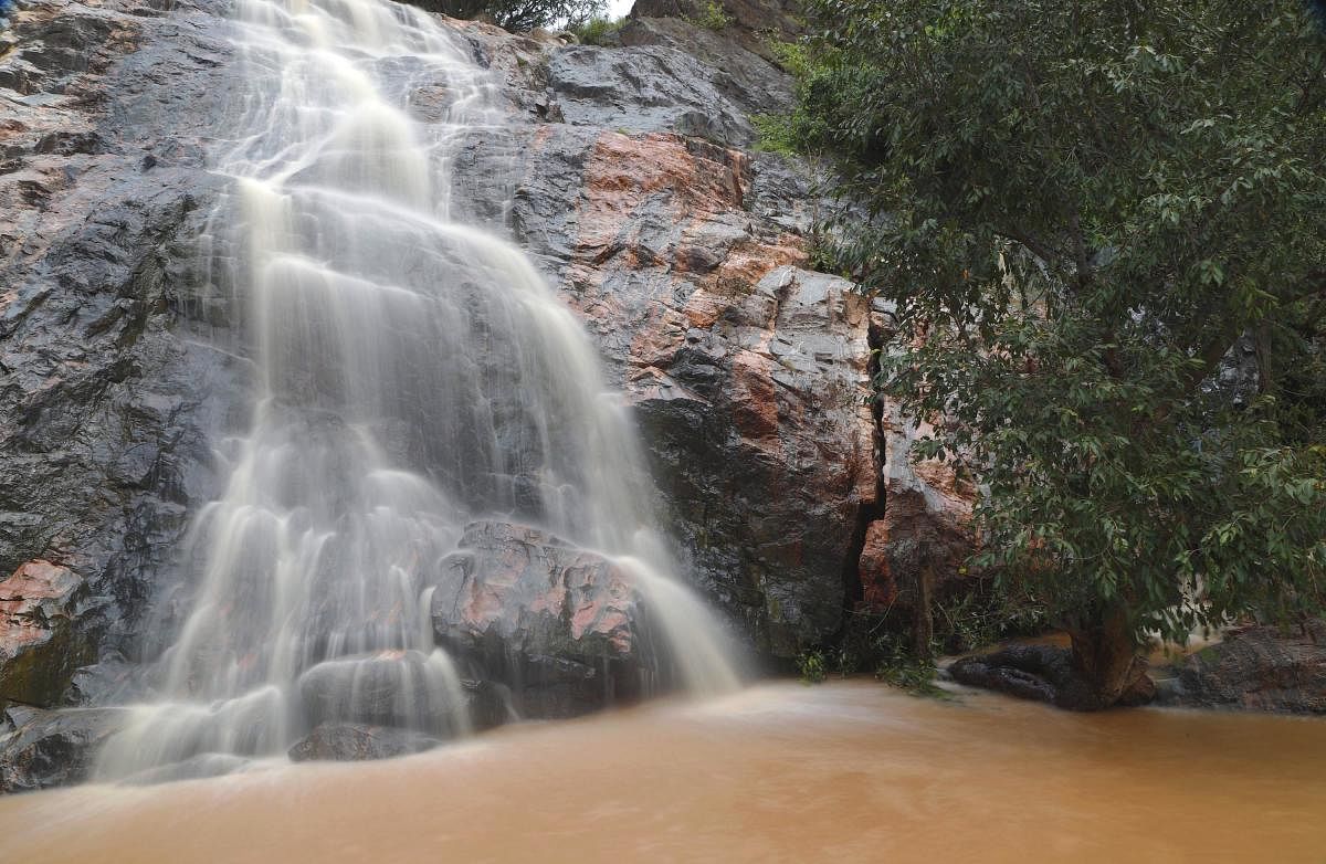 ಆಗಸದಿಂದ ಹಾಲು ಸುರಿದಂತೆ ಕಂಡುಬರುತ್ತಿರುವ ಜರಮೊಡಗು ಜಲಪಾತ