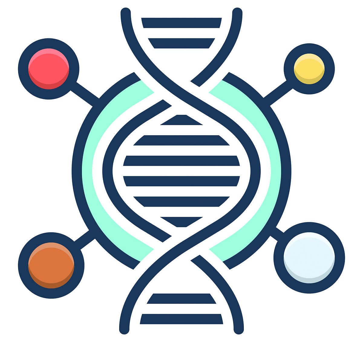 Icon for dna, genetic, dna test, dna spiral, cell, helix, identity, medical, deoxyribonucleic, acid"iStock-111907105.jpg" "iStock-583713032.jpg" "iStock-1221800191.jpg" "iStock-1281183576.jpg"