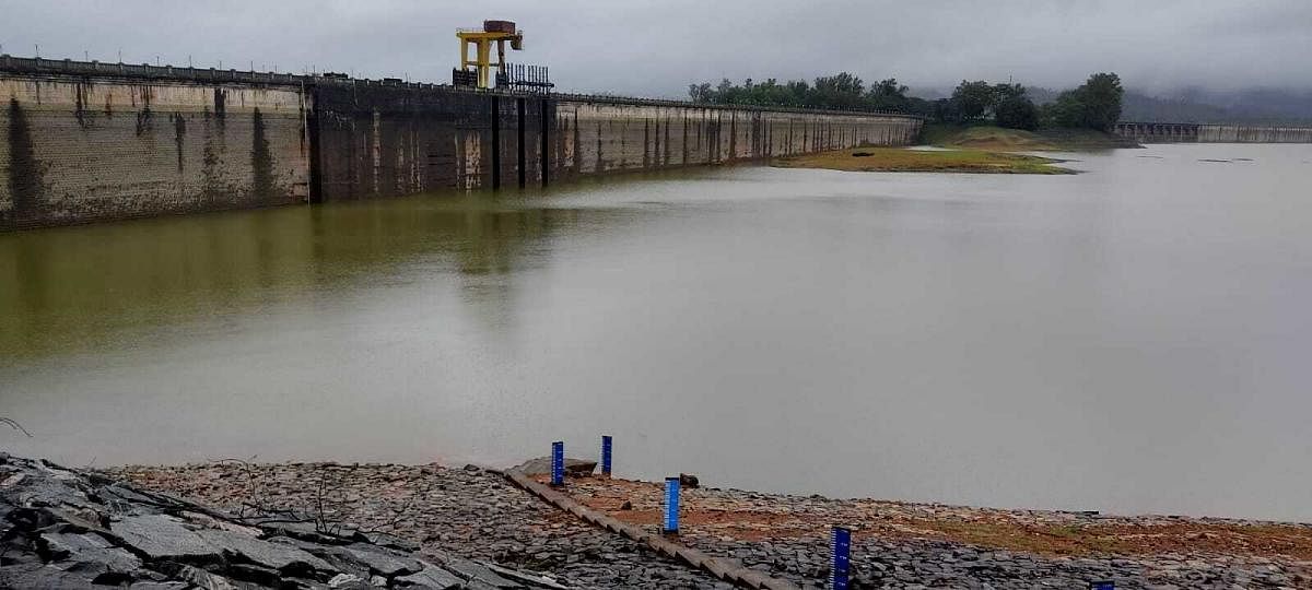 ಲಿಂಗನಮಕ್ಕಿ ಜಲಾಶಯದಲ್ಲಿ ನೀರಿನ ಮಟ್ಟ ಕುಸಿದಿರುವುದು