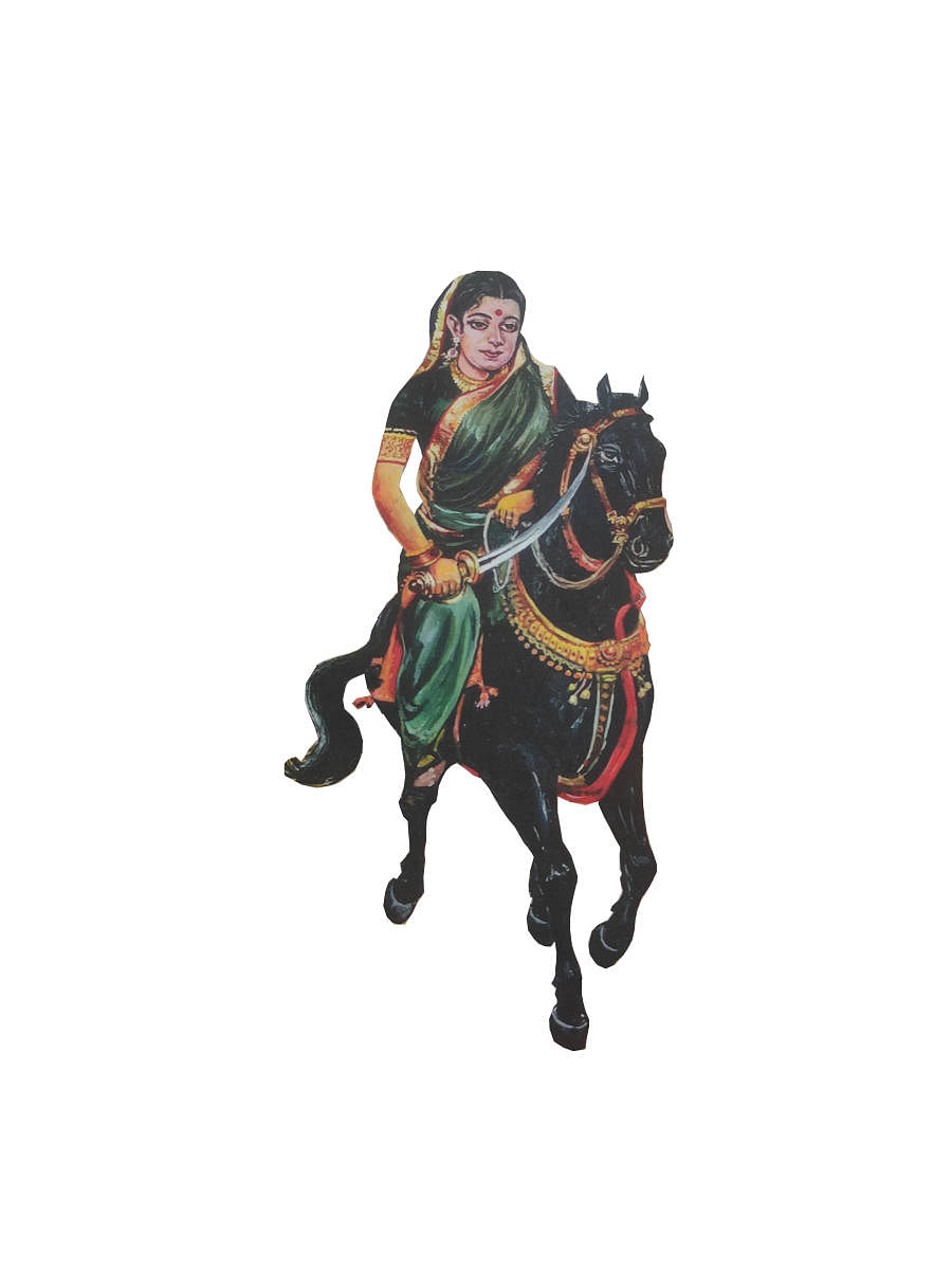 ಕಲಾವಿದ ಸಂಗಣ್ಣ ದೋರನಹಳ್ಳಿ ಅವರ ಕಲ್ಪನೆಯಲ್ಲಿ ರಾಣಿ ಈಶ್ವರಮ್ಮ